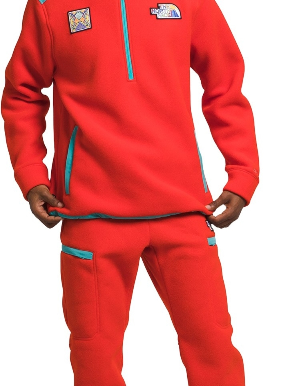 The North Face Matching Set Alpine Polartec 200 Men’s Zip Pullover Fleece Pants